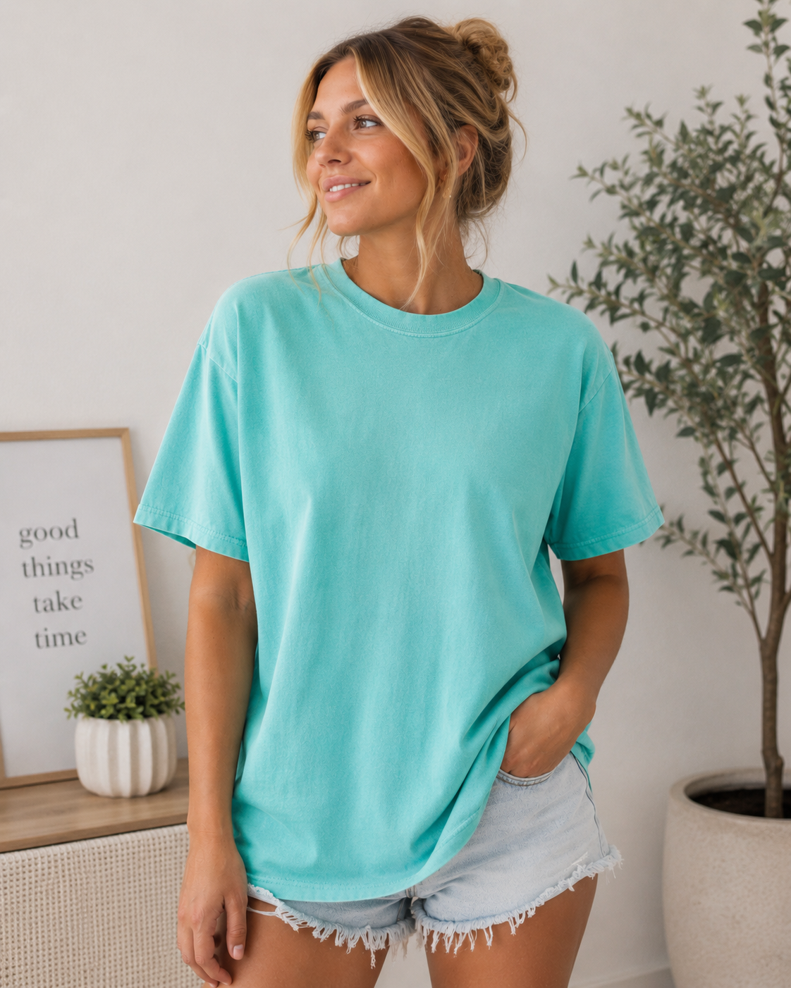 Blue Lagoon Comfort Colors Tee
