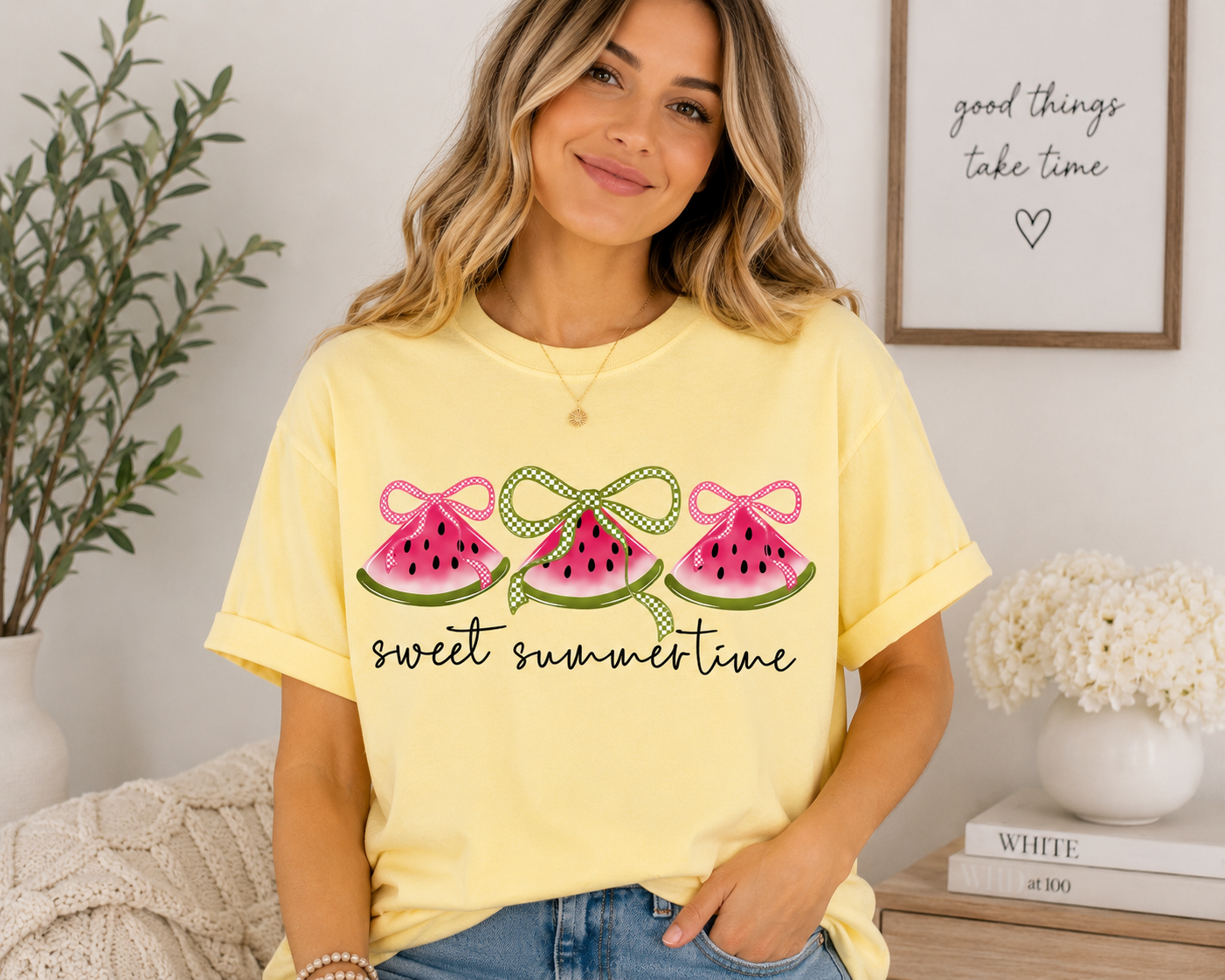 Sweet Summertime Watermelon Design