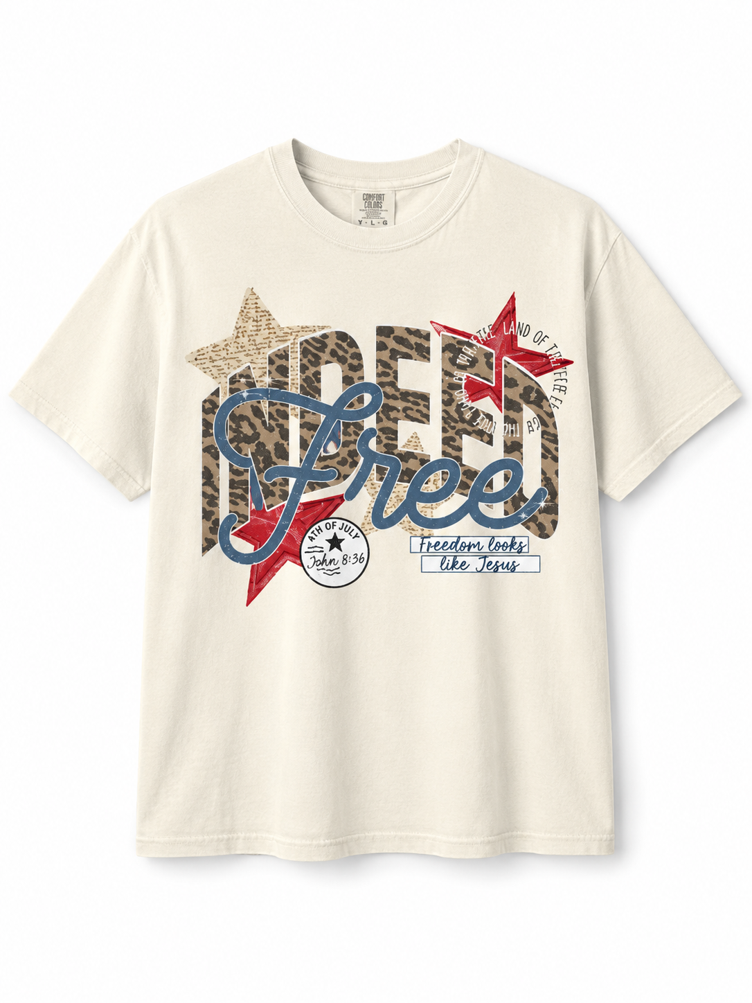 Freedom Looks Like Jesus DTF Transfer