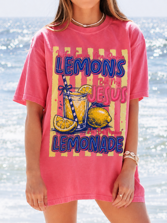 🍋 My Jesus He Be Makin' Lemonade DTF Transfer