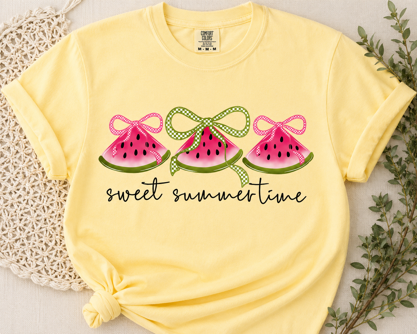 Sweet Summertime Watermelon Design
